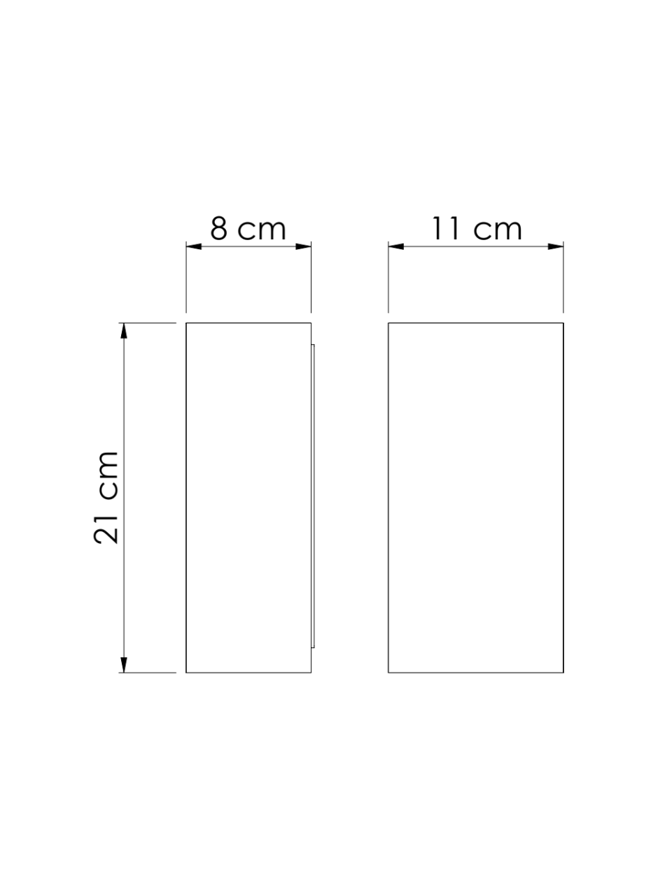 Arandela de Parede Interna Madeira Camelia I 21cm 2XG9 Attimo, Sala de Estar, Quarto, Banheiro, Cabeceira de Cama, Lavabo, Living